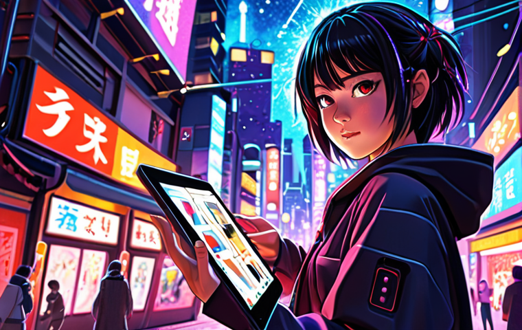 "Finding Your Weapon"**

Prompt: Digital illustration, a young artist surrounded by various art styles and tools (brushes, tablets, software icons), determined expression, sparkles, vibrant colors, anime style, dynamic pose, Japanese cityscape background blurred. Keywords: _originality, unique style, digital art, passion, self-discovery,武器(buki)_.

**