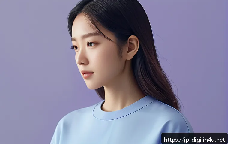 디지털 일러스트 채색 단계별 가이드 - A digital illustration of a calm female character in casual modern clothing, using harmonious color ...